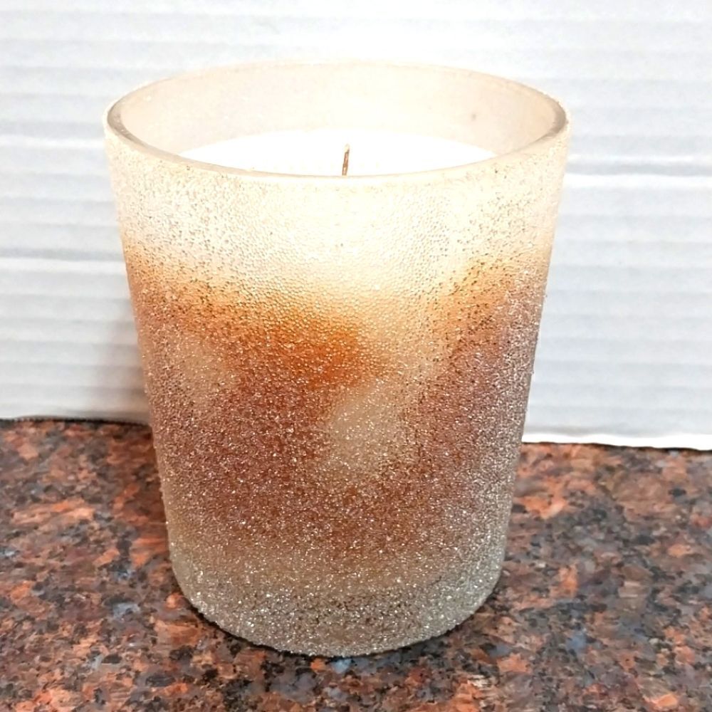 Pottery Barn "Sugar Cookie" Candle in Frosted Jar...NEW